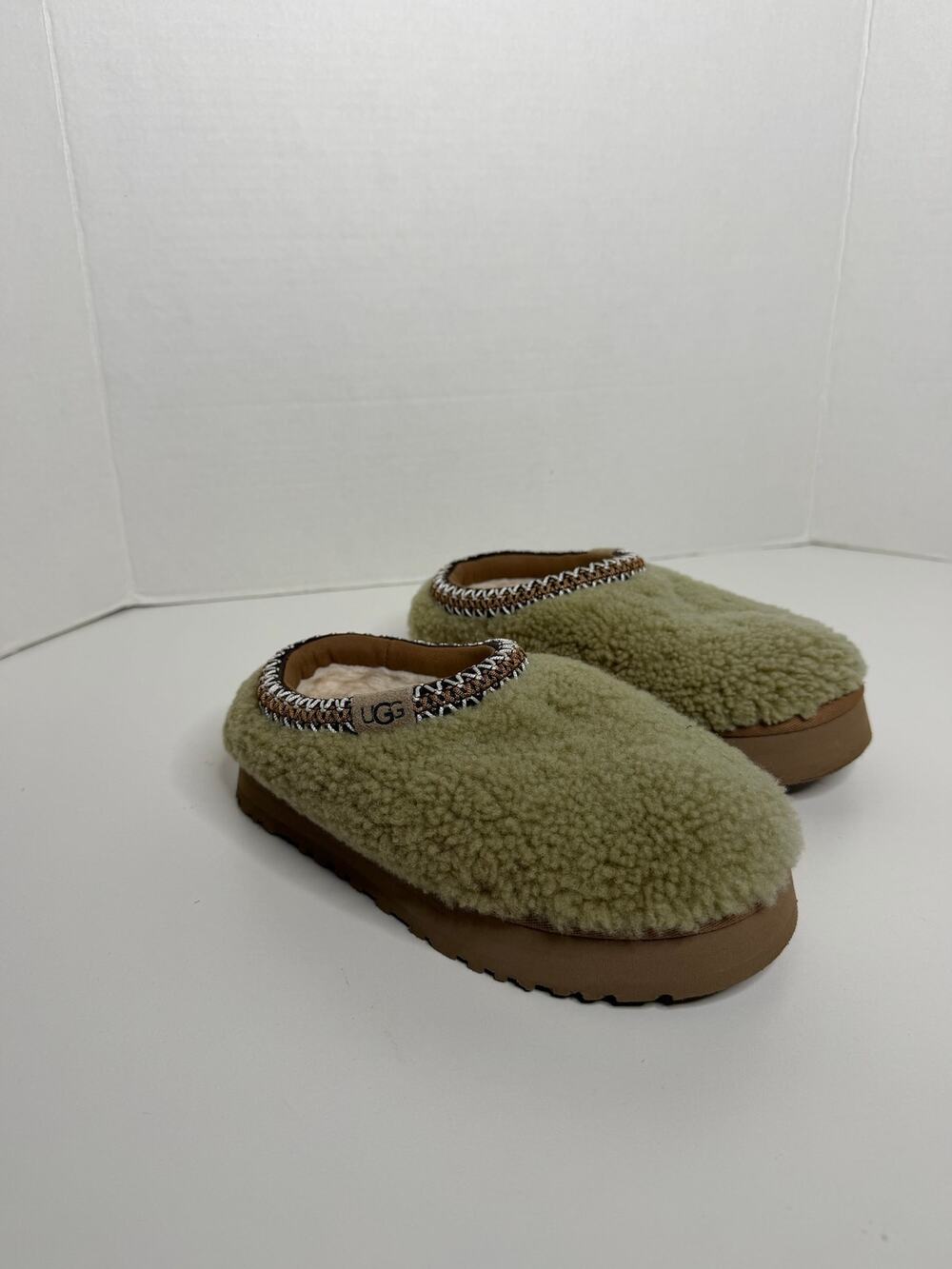 UGG Kids 1Y Tasman Maxi Curly Green